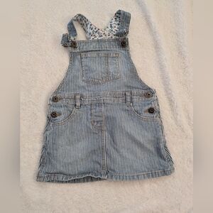 Charming Striped Denim Overalls for Kids